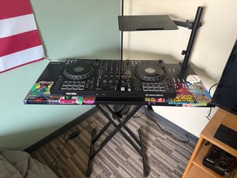 DDJ FLX10 + Dj Stand & Laptop Holder
