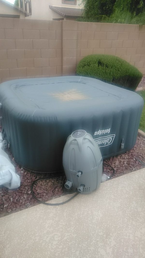 Inflatable hot tub! All pieces included. for Sale in