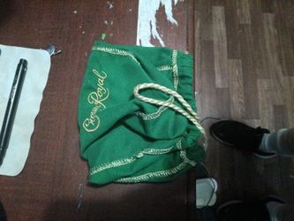 XL Crown Royal Bag Green