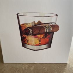 Whiskey Glass Cigar Holder