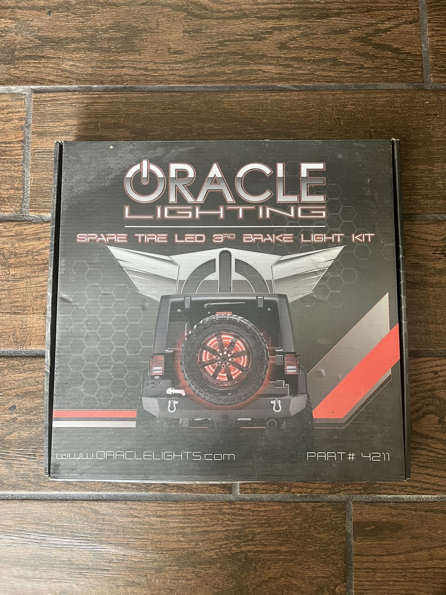 ORACLE LIGHTING LED ILLUMINATED SPARE TIRE WHEEL RING THIRD BRAKE LIGHT