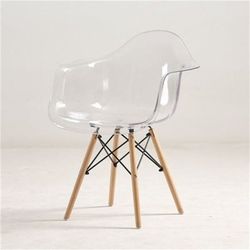 Set of 4 Clear Chairs 