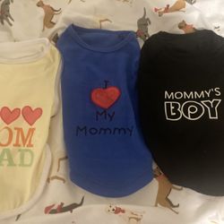 I love mom and dad dog shirts
