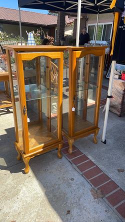 Wood Glass Display Case