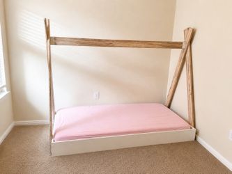 Twin Tent Bed + Mattress