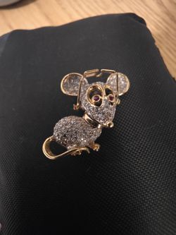 18k real gold mice