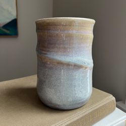 Handcrafted Accent Vase ( H6.5” D4.5” ) firm on price 