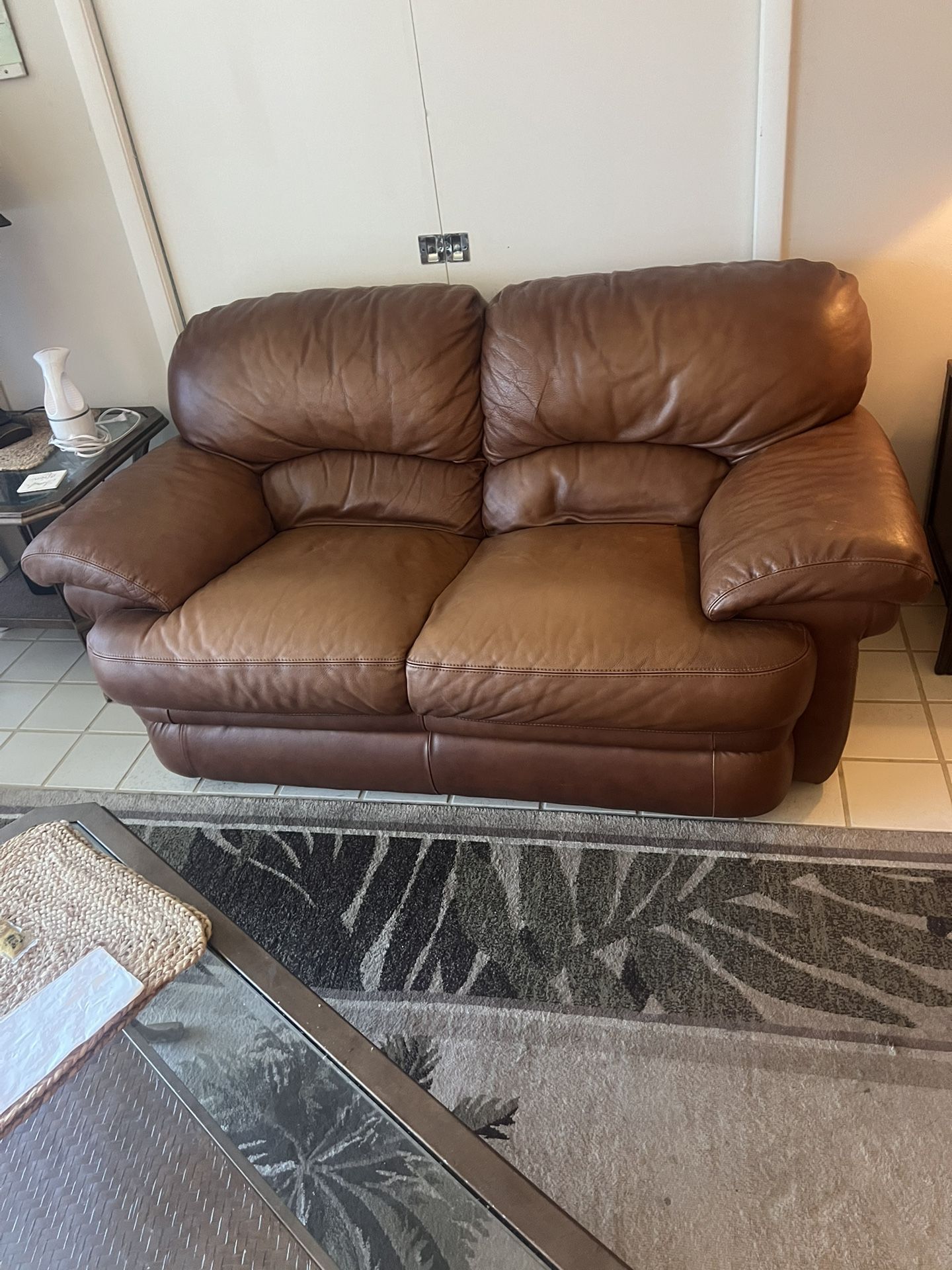 2 Leather Couch’s