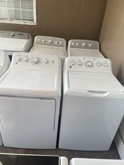 GE Washer And Dryer Set And 30 Day Warranty