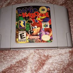 Nintendo 64 Cartridge Game. Kazooie Binjuo