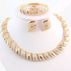 Vintage African Crystal Jewelry Sets. 