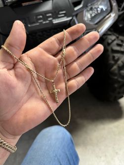 14k rope chain 22”