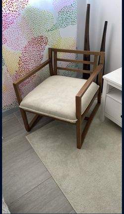 Wood Accent Chair - Arm Chair - Silla
