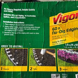 Used No-Dig 290ft. Landscape Edging