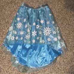 Disney Frozen Elsa Skirt Halloween Dress Up Cosplay Costume Child Sm 4-6