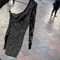 Rhinestone dress