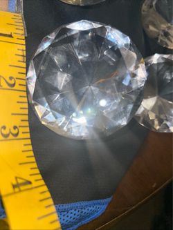 3 Inch crystal diamond shaped