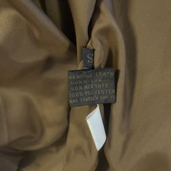 Vintage Suede Leather BomberJacket