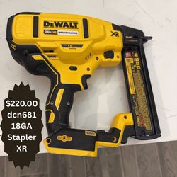 Dewalt 20v Crown Stapler 18GA Tool Only