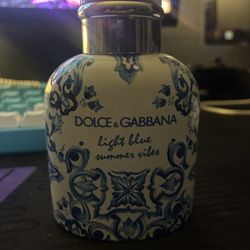 dolce Gabbana light blue summer vibes cologne