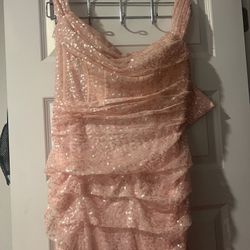 Prom/Homecoming Dress Size 16 Blush Pink
