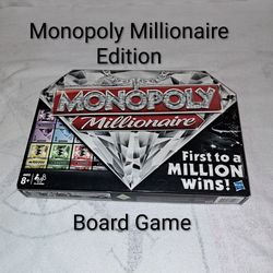 Monopoly Millionaire Edition Board Game In Excellent New Condition (Is Complete Nothing Missing)