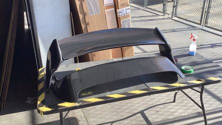 Blemished 2008-2011 Subaru Impreza 5DR 2008-2014 Subaru WRX STI 5DR Carbon Creations VR-S Wing Trunk Lid Spoiler - 4 Piece