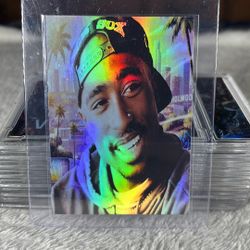 2 PAC Shakur Holographic Card 