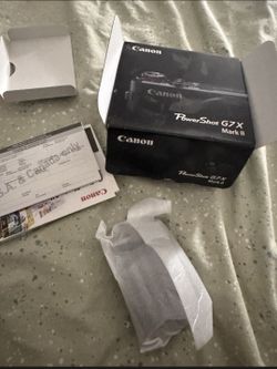 Canon Powershot G7X Mark II