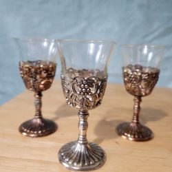 Vintage Cordial Liquor Glasses