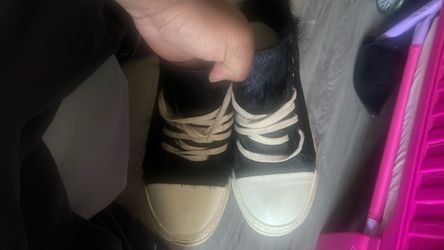 RICK OWENS Black Tower Low Sneaks Sneakers