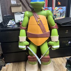COLOSSAL Leonardo 48" 4ft Tall Leo Teenage Mutant Ninja Turtles Jakks Pacific SH