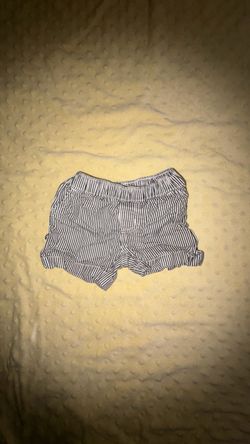 Baby Striped Shorts with Elastic Waist