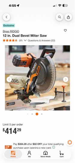 RIDGID R4231 12-Inch Dual Bevel Miter Saw