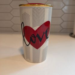 12oz Starbucks Ceramic Travel Mug