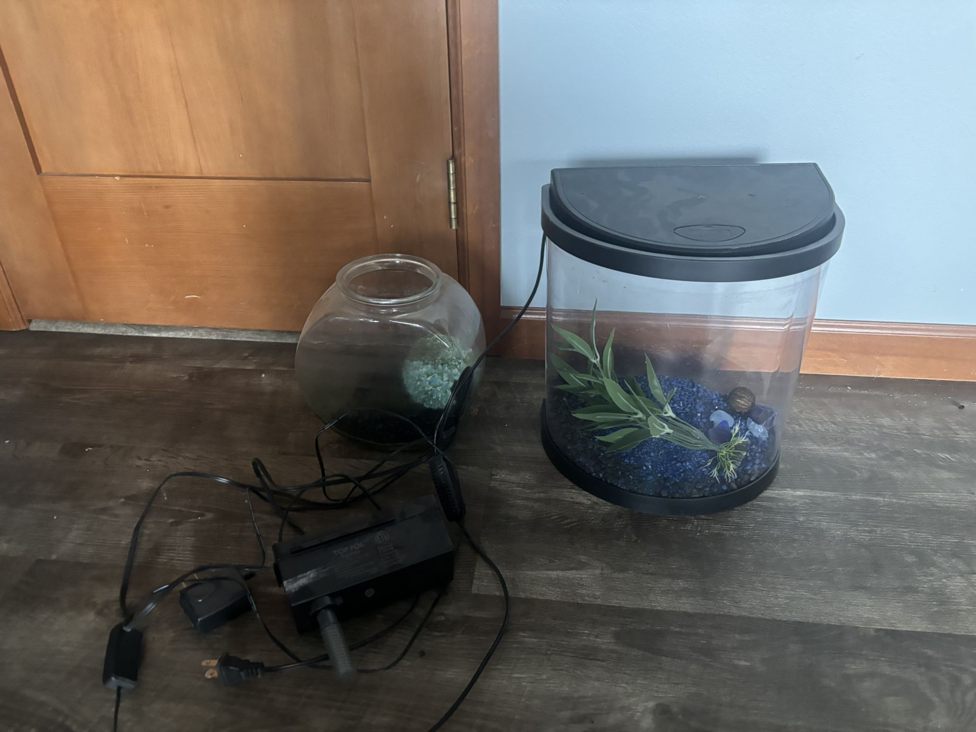 Fish Tank And Bowl