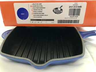 Le Creuset Cobalt Cast Iron Mini Grill Pan