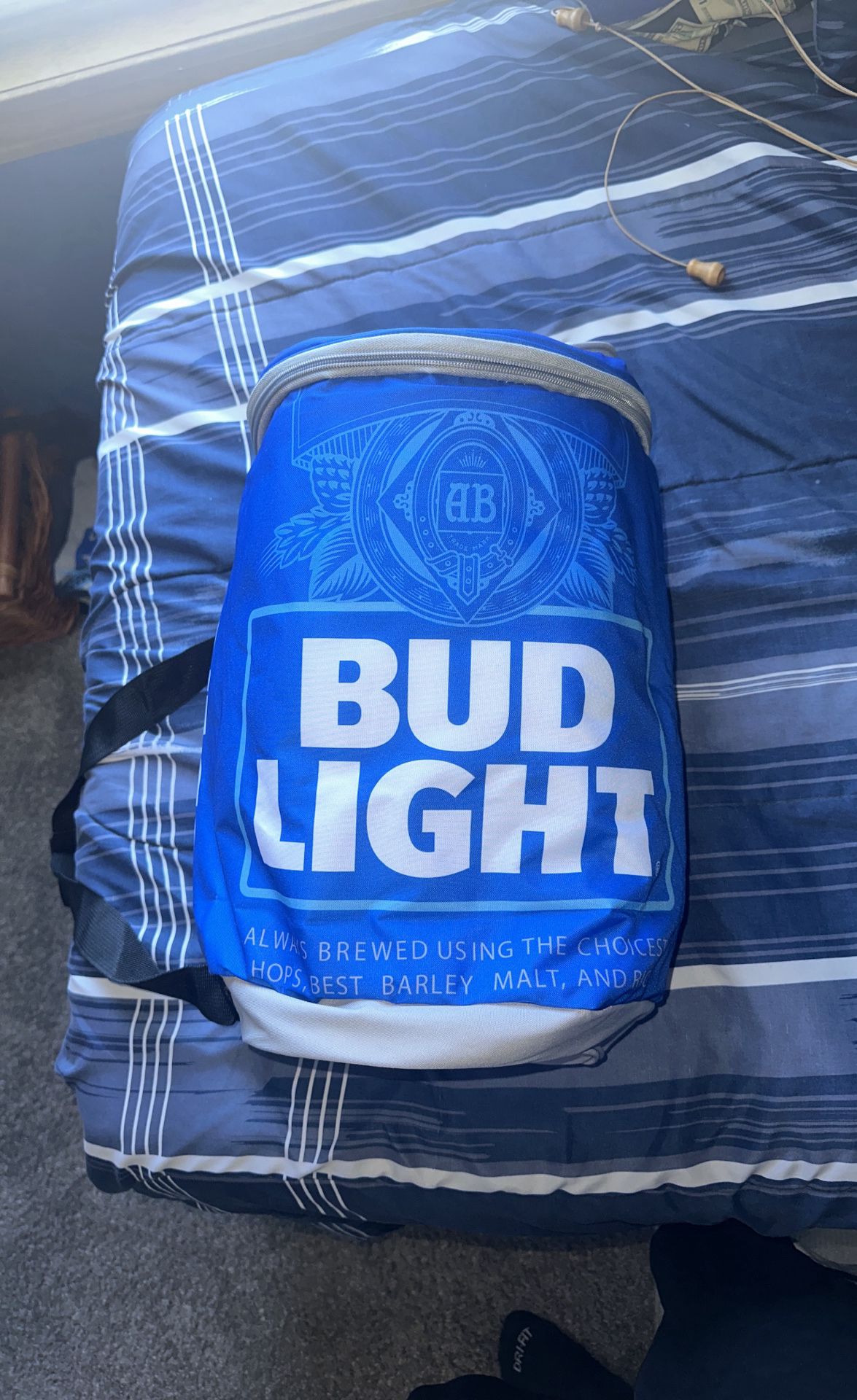 ✅MINT Condition: Budlight Cooler Backpack With Chargeable Bluetooth Speaker