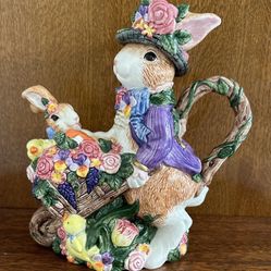 Fitz and Floyd Rabbit Tea Pot