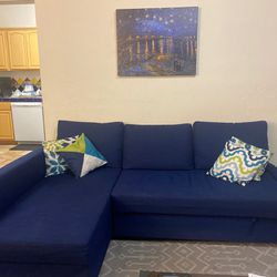 Ikea Blue Sectional Couch