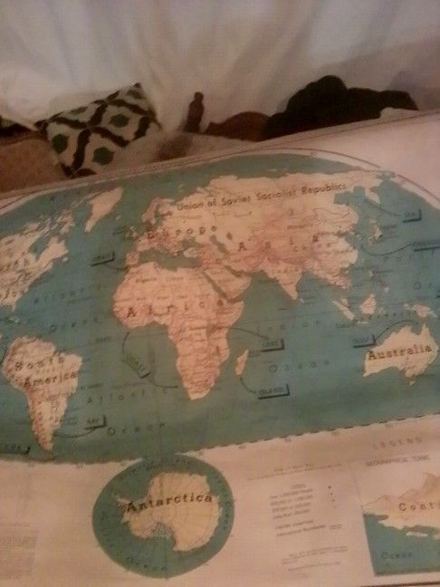 World Map Vintage