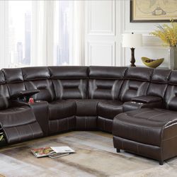 Sectional Recliner Sofa Set 