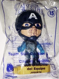 Captain America team suit sealed ! Avengers ! McDonald’s