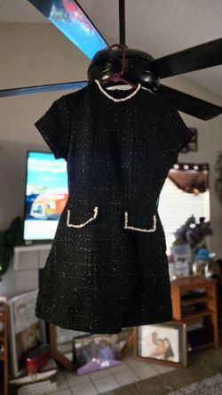 Black Cocktail Mini Dress