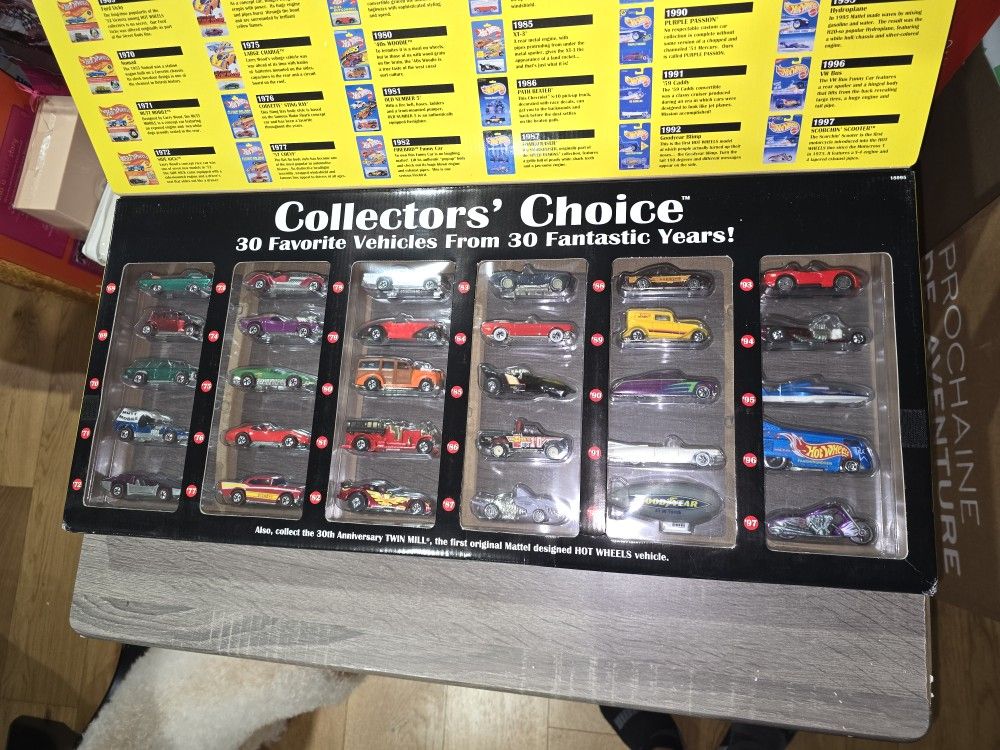 Hot Wheels Collectors Choice 30 Years Anniversary Set, Vintage