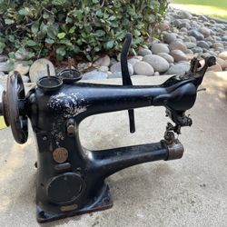 Leather Singer Antique Vintage 