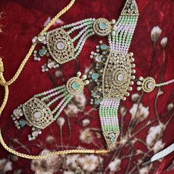 Anitique Polish Choker Jewlery Set 