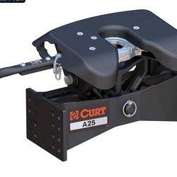 CURT 16580 A25 5th Wheel Hitch Head Only, Legs or Roller Required, 25,000 lbs