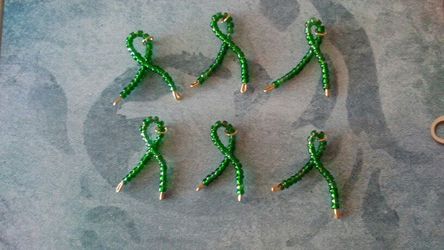 Handmade Liver Cancer Awareness Charms