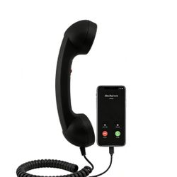 Retro Phone Handset, Wired Classic Vintage Telephone Receiver with Mic...